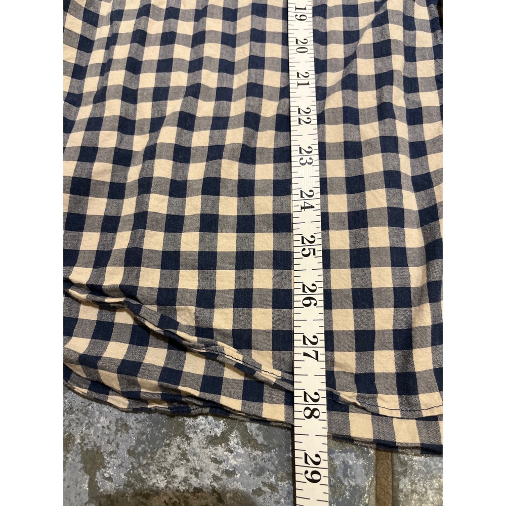 J Crew Mercantile Flex Slim Fit Gingham Check Button Down Shirt Mens XL - Picture 6 of 8